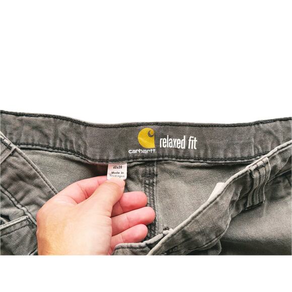 Carhartt Carpenter Work Pants 40x28 Durable Utility Trousers - Picture 3 of 4